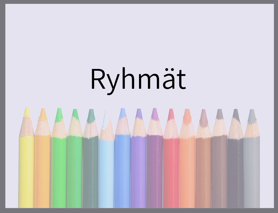 Ryhmät